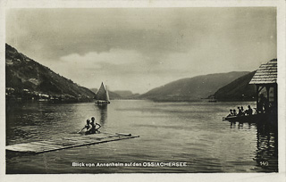 Badeszene aus St. Andrä am Ossiachersee - Kärnten - alte historische Fotos Ansichten Bilder Aufnahmen Ansichtskarten 