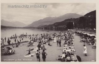 Millstatt Strandbad - Kärnten - alte historische Fotos Ansichten Bilder Aufnahmen Ansichtskarten 