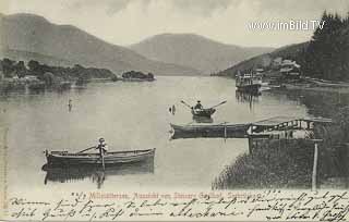 Steiners Gasthof Seebrücke - Seeboden - alte historische Fotos Ansichten Bilder Aufnahmen Ansichtskarten 