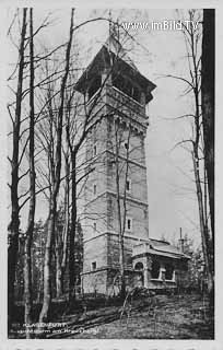 Aussichtsturm am Kreuzberg - Klagenfurt(Stadt) - alte historische Fotos Ansichten Bilder Aufnahmen Ansichtskarten 