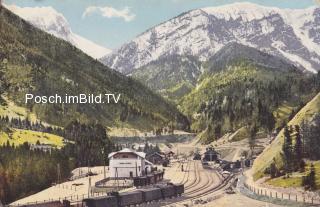 Rosenbach, Bahnhof  - Villach Land - alte historische Fotos Ansichten Bilder Aufnahmen Ansichtskarten 