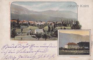 2 Bild Litho Karte - Maglern  - alte historische Fotos Ansichten Bilder Aufnahmen Ansichtskarten 