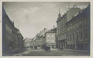 Klagenfurt - Alter Platz  - alte historische Fotos Ansichten Bilder Aufnahmen Ansichtskarten 