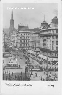 Kärntnerstrasse - Europa - alte historische Fotos Ansichten Bilder Aufnahmen Ansichtskarten 