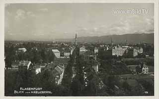 Blick vom Kreuzbergl - Klagenfurt(Stadt) - alte historische Fotos Ansichten Bilder Aufnahmen Ansichtskarten 