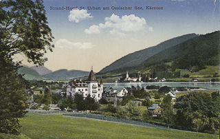 Blick von St. Urban auf Ossiachersee - St. Urban - alte historische Fotos Ansichten Bilder Aufnahmen Ansichtskarten 