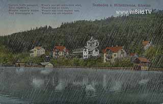 Seeboden bei Regen - Seeboden - alte historische Fotos Ansichten Bilder Aufnahmen Ansichtskarten 