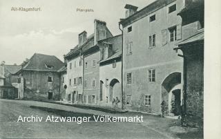 Klagenfurt Pfarrplatz - Oesterreich - alte historische Fotos Ansichten Bilder Aufnahmen Ansichtskarten 
