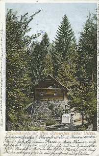 Nagelschmiede mit altem Römerstein - Kärnten - alte historische Fotos Ansichten Bilder Aufnahmen Ansichtskarten 