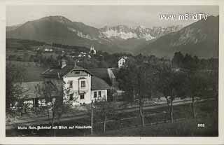 Bahnhof in Maria Rain - Europa - alte historische Fotos Ansichten Bilder Aufnahmen Ansichtskarten 
