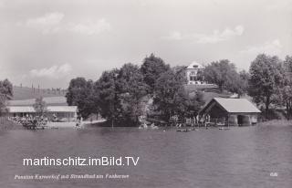 Egg am See, Strand von der Pension Karnerhof - alte historische Fotos Ansichten Bilder Aufnahmen Ansichtskarten 