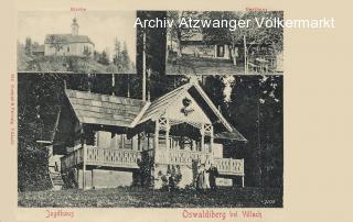 Oswaldiberg bei Villach - alte historische Fotos Ansichten Bilder Aufnahmen Ansichtskarten 