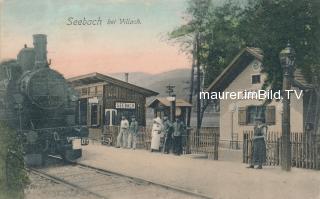 Bahnhof in Seebach - alte historische Fotos Ansichten Bilder Aufnahmen Ansichtskarten 