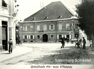 Das einstige Moritsch-Haus - Villach-Innere Stadt - alte historische Fotos Ansichten Bilder Aufnahmen Ansichtskarten 