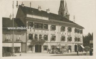 Hotel Fischer - heute Brauhof - Villach - alte historische Fotos Ansichten Bilder Aufnahmen Ansichtskarten 