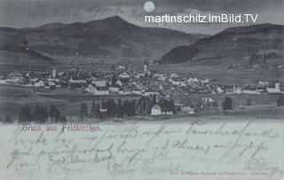 Feldkirchen - Mondscheinkarte - alte historische Fotos Ansichten Bilder Aufnahmen Ansichtskarten 