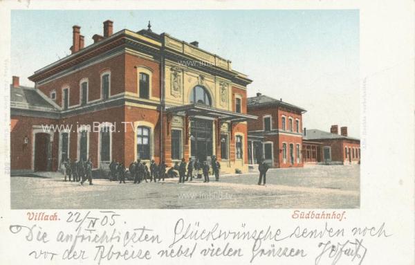 um 1905 - Südbahnhof - Hauptbahnhof