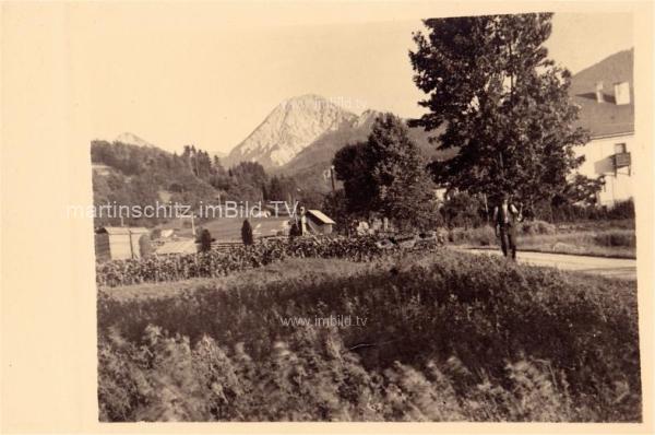 1950 - Faak am See, Blick auf den Mittagskogel 