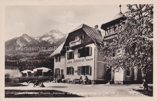 1954 - Drobollach am Faakersee, Gasthof Pension Schönruh