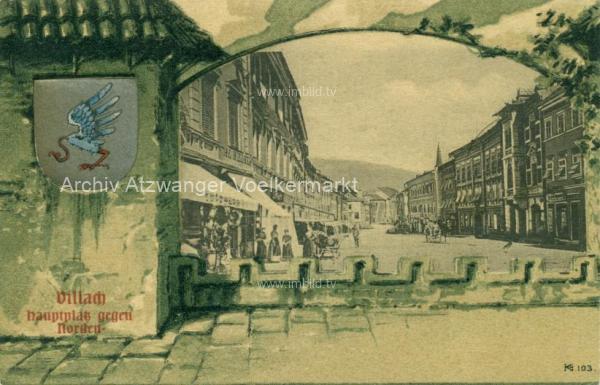 1901 - Villach Hauptplatz