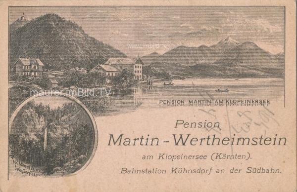 1902 - Pension Martin Wertheimstein