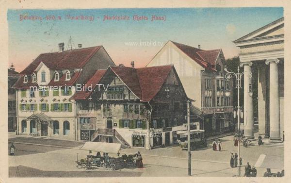 1912 - Marktplatz - Rotes Haus