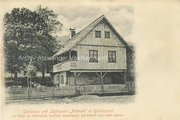 1899 - Goritschach, Gasthaus und Luftkurort Primele