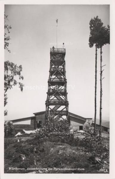 um 1965 - Aussichtsturm am Pyramidenkogel