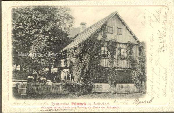 1903 - Das Gasthaus Primele in Goritschach