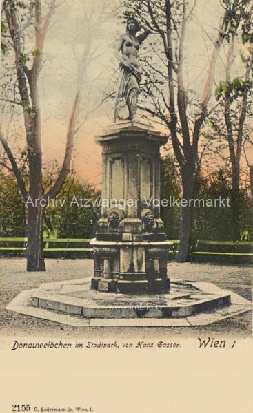1903 - Wien Stadtpark, Donauweibchen von Hans Gasser