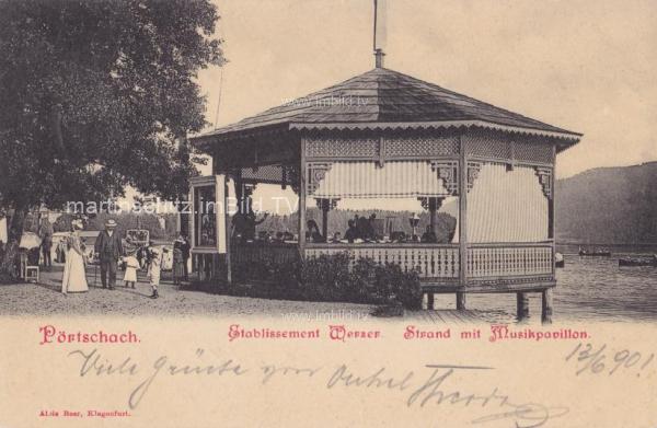 1900 - Pörtschach, Etablissement Werzer