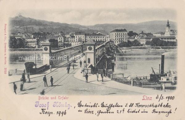 1900 - Brücke mit Blick auf Urfar 