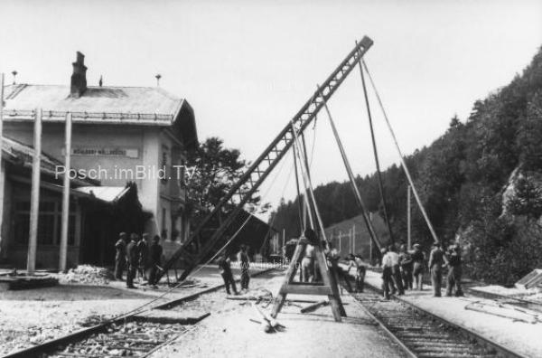 1934 - Tauernbahn Südrampe, Bhf. Mühldorf-Möllbrücke
