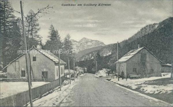 um 1910 - Gasthaus am Gailberg