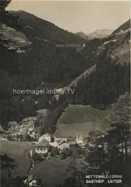 um 1950 - Mittewald, Gasthof Leiter