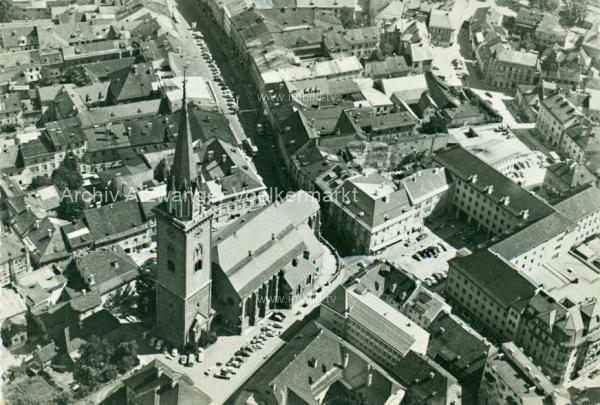 1961 - Flugbild von der Innenstadt