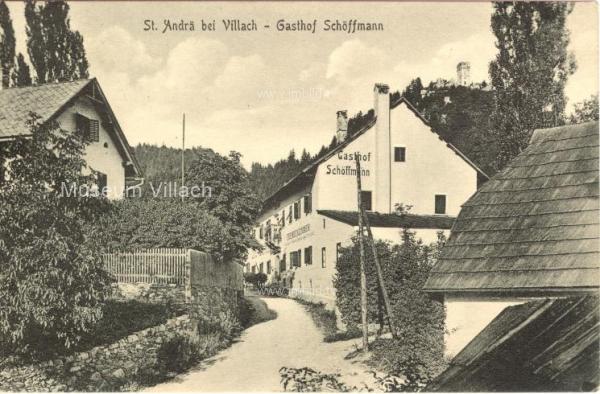 um 1920 - Gasthof Schöffmann in St. Andrä
