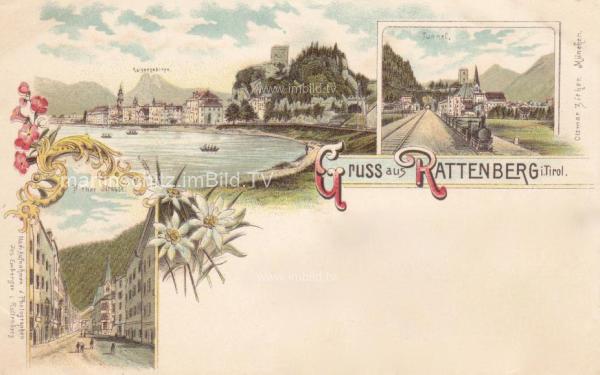 1897 - 3 Bild Litho - Rattenberg