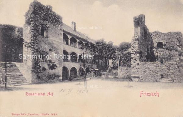 1903 - Friesach, Romanischer Hof