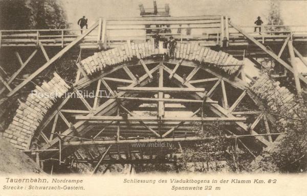 um 1903 - Tauernbahn Nordrampe, km. 8,2