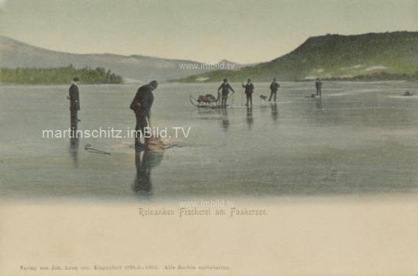 1902 - Faak am See Reinanken Fischerei am Faakersee