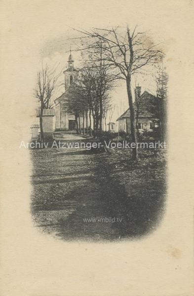 1909 - Völkermarkt, Kirche am Kreuzbergl 