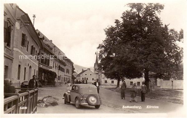 um 1935 - Sachsenburg Ortsansicht