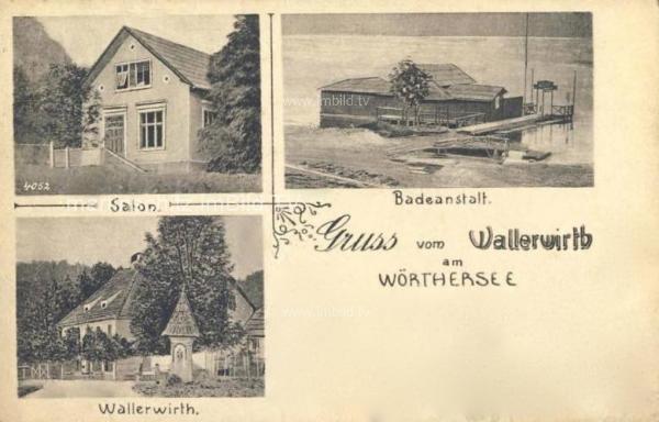 1905 - 3 Bild Litho Karte - Wallerwirt