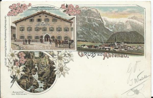 1898 - Gruss aus Abtenau