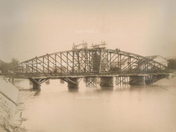 1886 - Bau der Draubrücke 1886