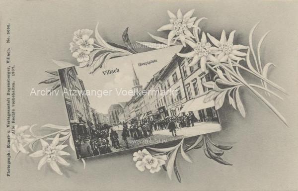 1907 - Villach, Hauptplatz