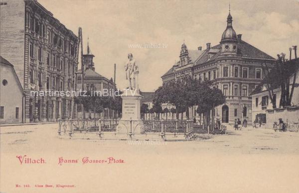 um 1900 - Villach, Hans Gasser Platz