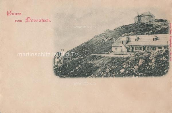 1905 - Dobratsch - Restaurant und Kirche