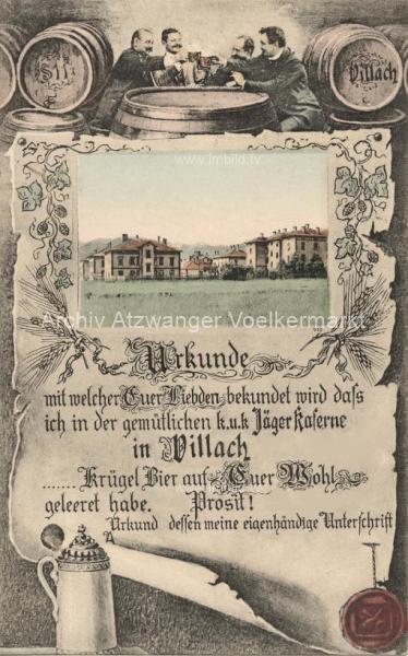1907 - Villach Jägerkaserne